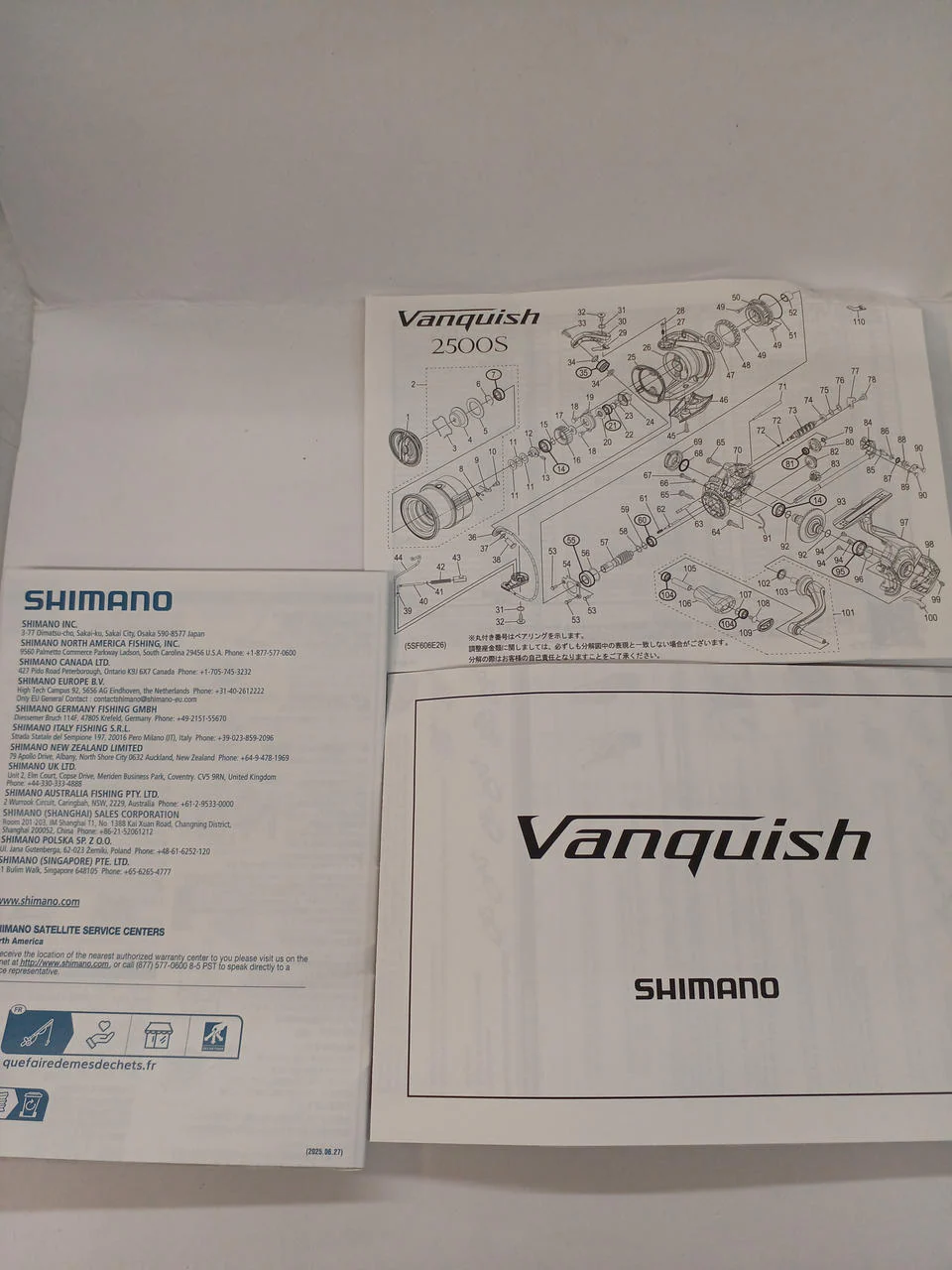 SHIMANO Spinning Reel VANQUISH 2500S - Image 9