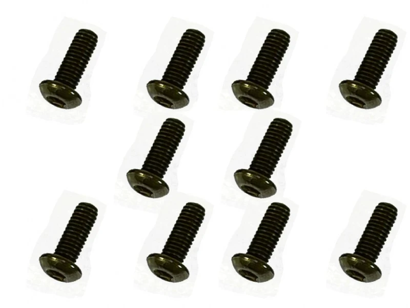 Square NFR-308 S-Flex titanium M3 hex botambis M3x8mm 10pcs