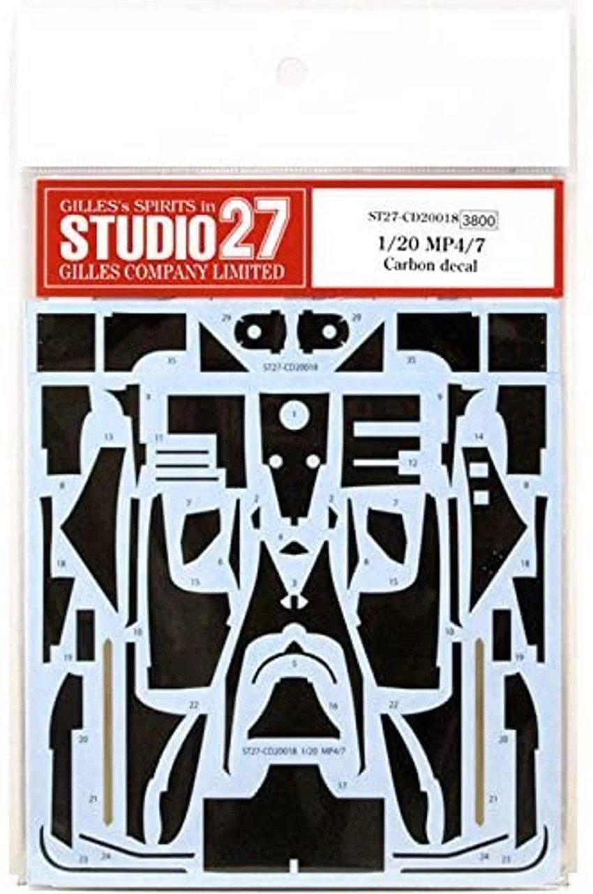 Studio27 CD20018 1/20 MP4/7 Carbon Decal - Image 2