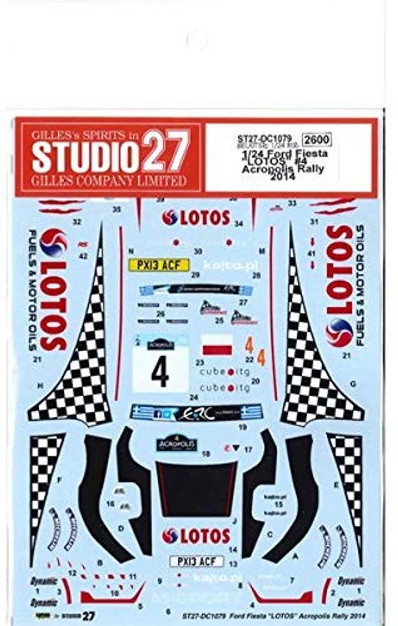 Studio27 DC1079 1/24 Ford Fiesta Lotos - Image 3