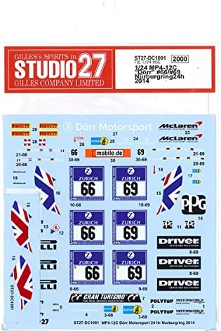 Studio27 DC1091 1/24 MP4-12 Dorr #66/#69 - Image 3
