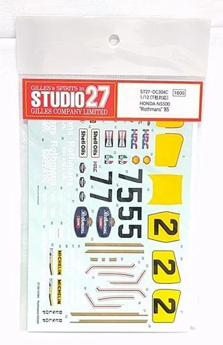 Studio27 DC304C 1/12 Honda NS500 Rothmans WGP 1985