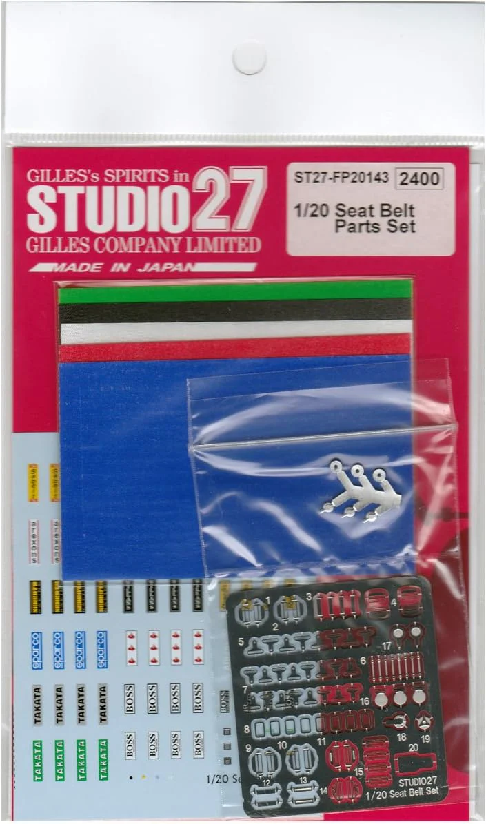 Studio27 FP20143 1/20 Seat Belt Parts Set - Image 3