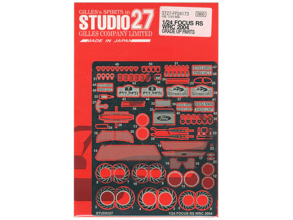 Studio27 FP24173 1/24 Focus RS WRC 2004 Upgrade Parts (for Hasegawa) - Image 2