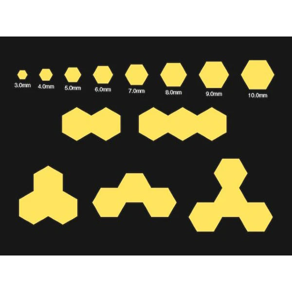 Sujiborido TSD00326 Masking Tape Cutting Guide (Hexagonal) - Image 7
