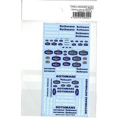 Tabu Design 00008 1/43 OPT Decal Type R