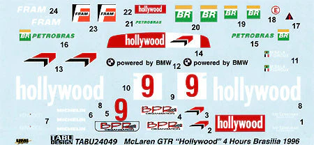 Tabu Design 24049 1/24 McLaren F1-GTR "Hollywood" - Image 3