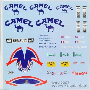 Tabu Design TABU20077 1/20 FW14B (Fujimi compatible) Option decals - Image 2