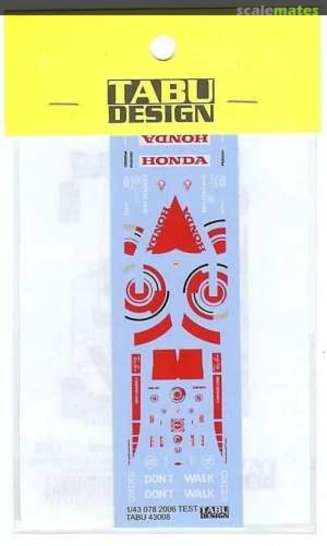 Tabu Design TABU43008 1/43 Concept Car 078 TEST 2006 - Image 2