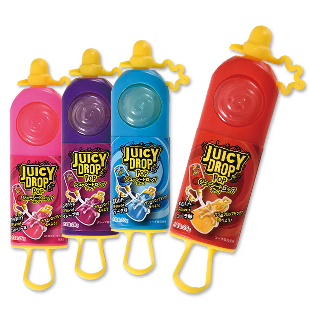 Bazooka Juicy Drop Pop, 1 box (12 pcs)