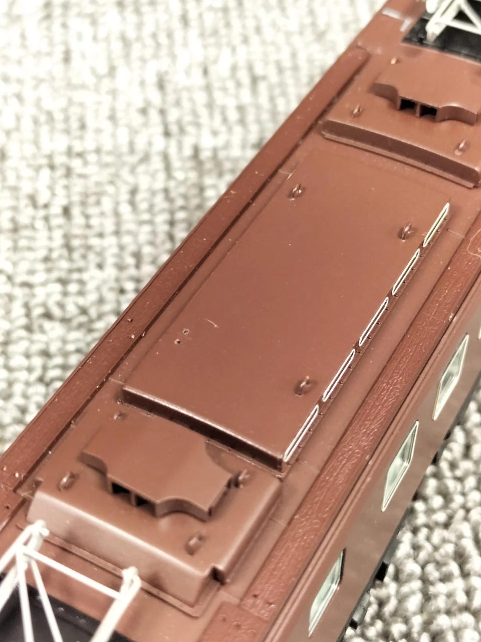 Tenshodo EF15 DC Electric Locomotive Final Type 7 Windows H Rubber 52003 - Image 3