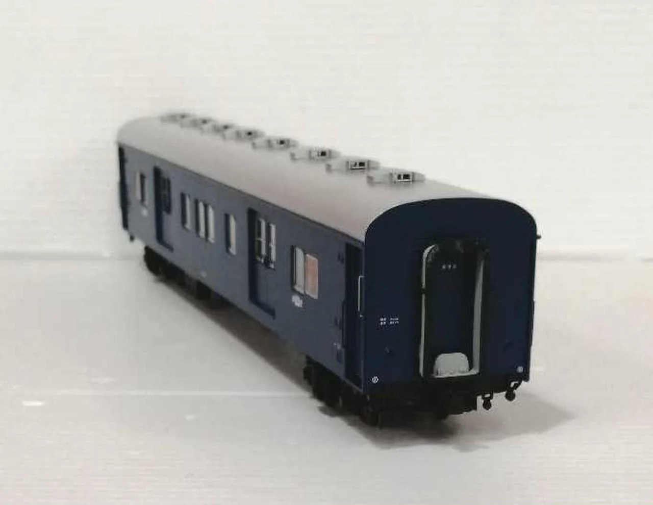 Tenshodo HO Postal Vehicle Oyu 12 Type Mail Vehicle Blue No. 15 - Image 3