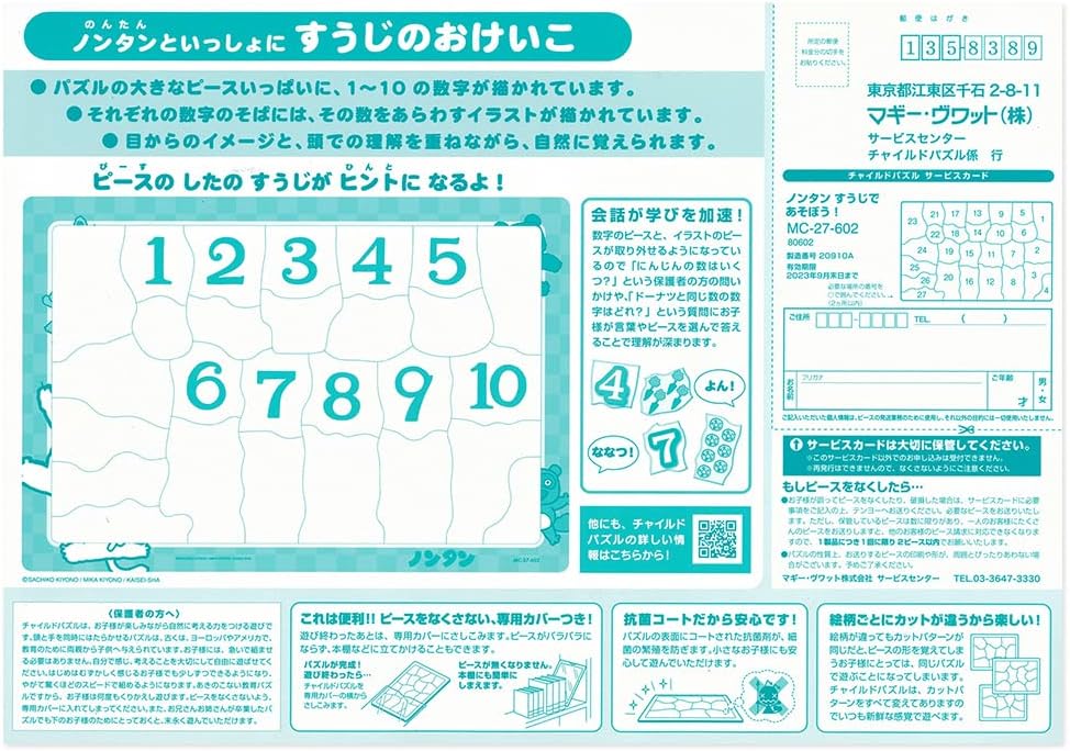 Tenyo ＭＣ－２７－６０２ Nontan Numbers - Image 5