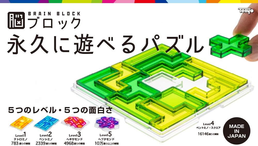 Tenyo TBB-01 Tetromino Brain Block Perpetual Puzzle - Image 4