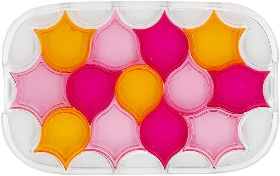 Tenyo TBB-08 Flower Brain Block Perpetual Puzzle, Level 8 - Image 2