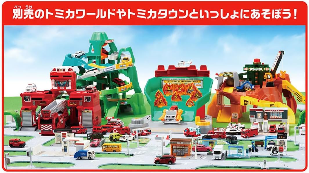Tomica Round Change! Sound Fire Training School - Image 7