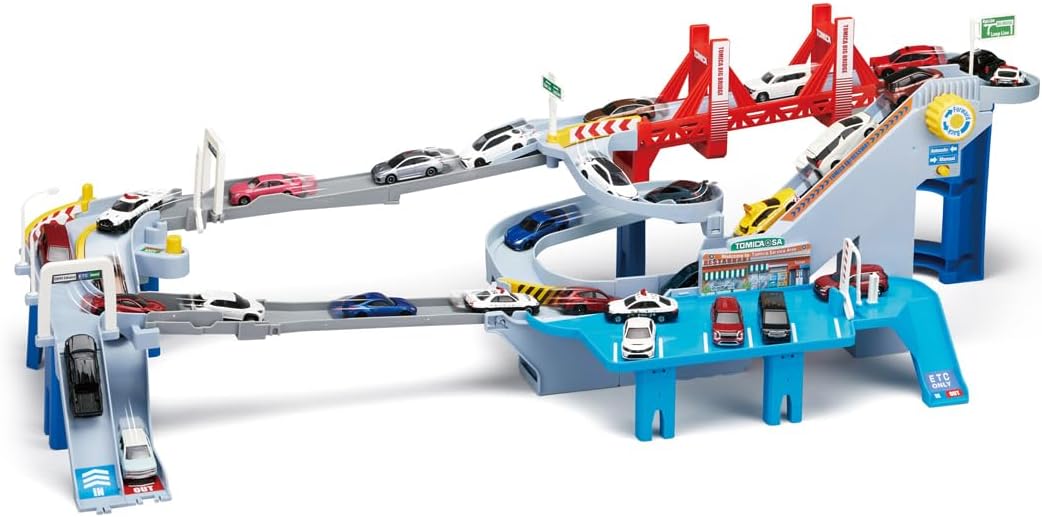 Tomica World Course Extends! 2-Way Lively Highway