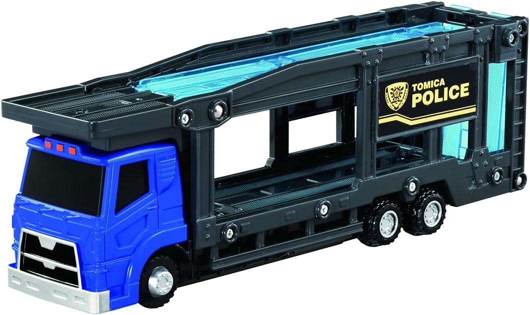 Tomica World Tomica Police on the Move! Police Carrier Car Set - Image 4