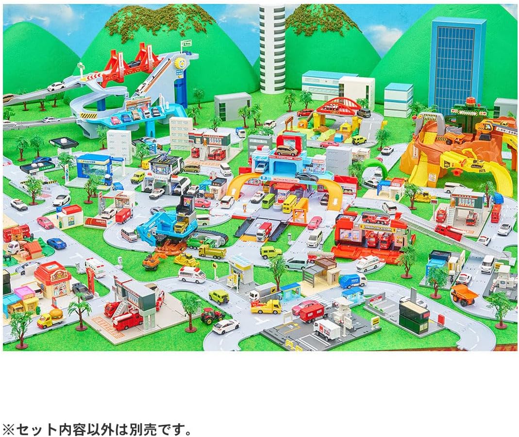 Tomica World Tomica Vehicle Town Transforming Ladder Fire Truck (with Tomica) - Image 10