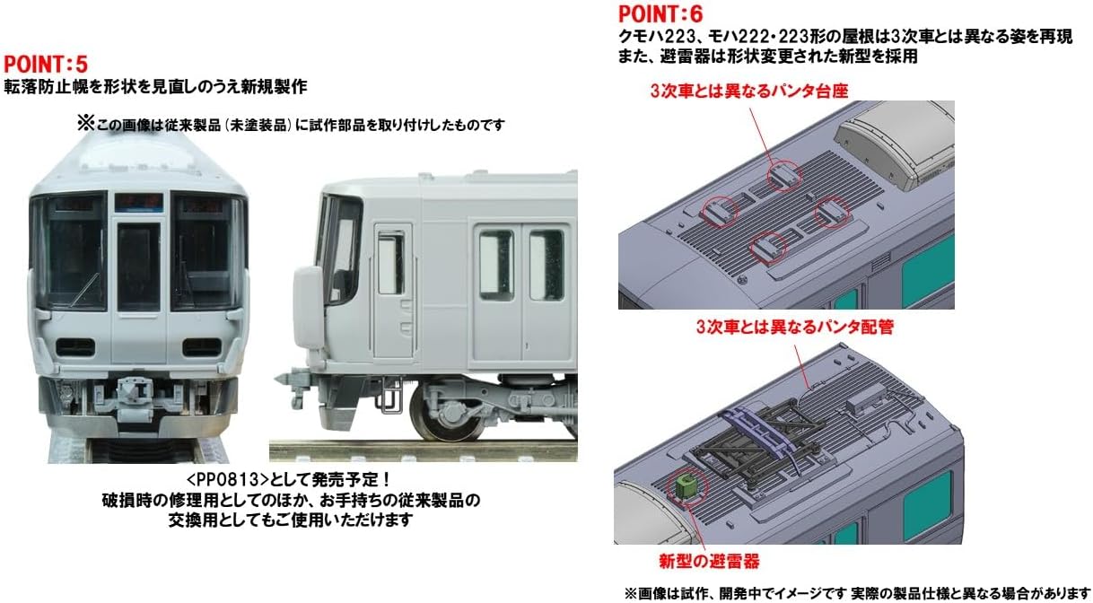 TOMIX 97631 N Gauge JR 223-2000 Series Commuter Train (First Edition, with Fall Prevention Hood) 8 Cars Set - Image 3