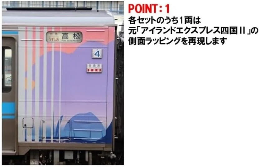 TOMIX 97975 Special Project KIHA 185 Series Diesel Car (Uzushio) 2 Cars Set - Image 2