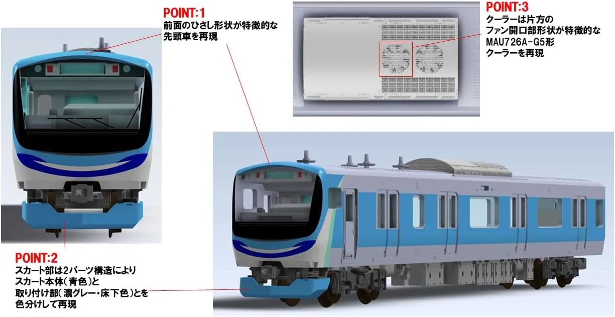 TOMIX 98513 N Gauge Tokyo Waterfront Area Rapid Transit 71-000 Series (Rinkai Line) 4 Cars Basic Set - Image 2