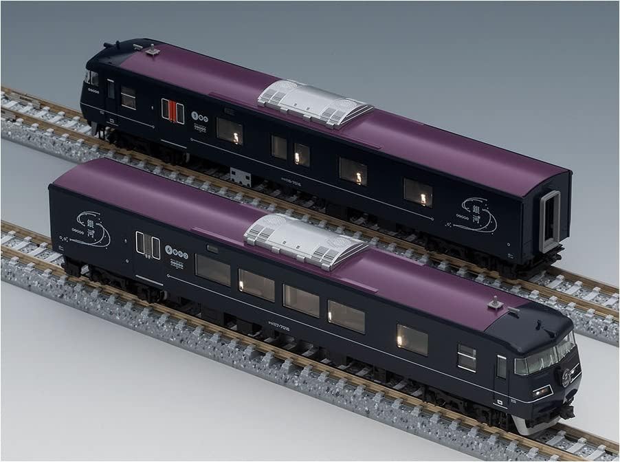 TOMIX 98714 N Gauge 117-7000 Series Train (WEST EXPRESS Ginga) 6 Cars Set - Image 4