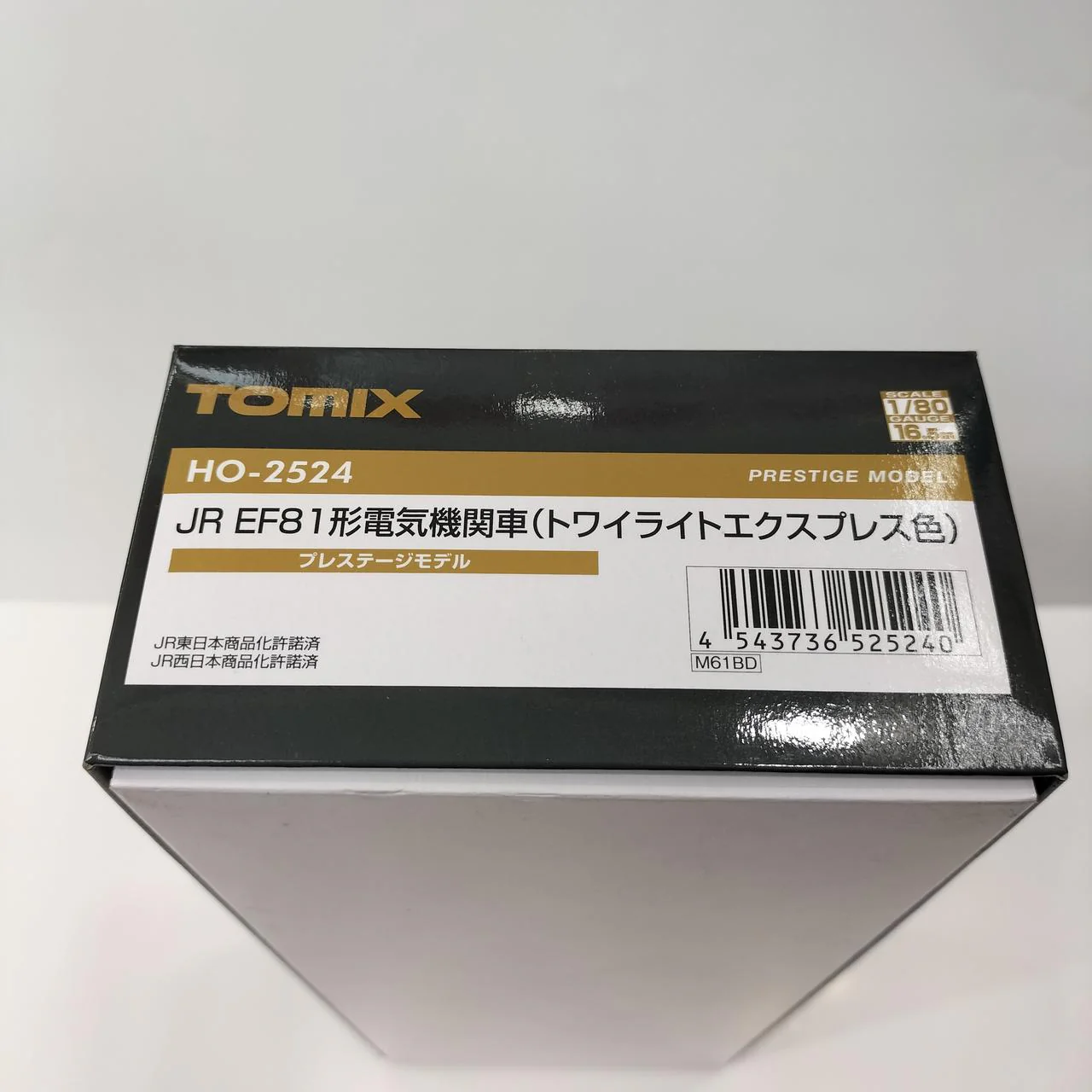 TOMIX HO Gauge 2524 JR EF81 Electric Locomotive (Twilight Express Color) - Image 2