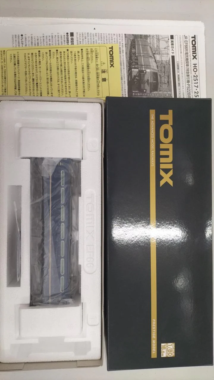 TOMIX HO Gauge JR EF66 Electric Locomotive (Limited Express Tractor, PS22B Equipped Vehicle, Black)