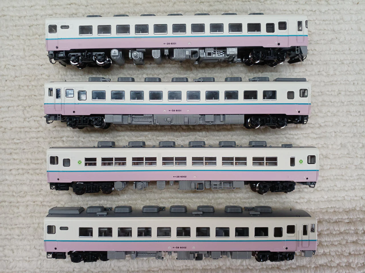 TOMIX JR KiHa 58 Series Express Diesel Car (Takayama) Basic Set 92583 - Image 8