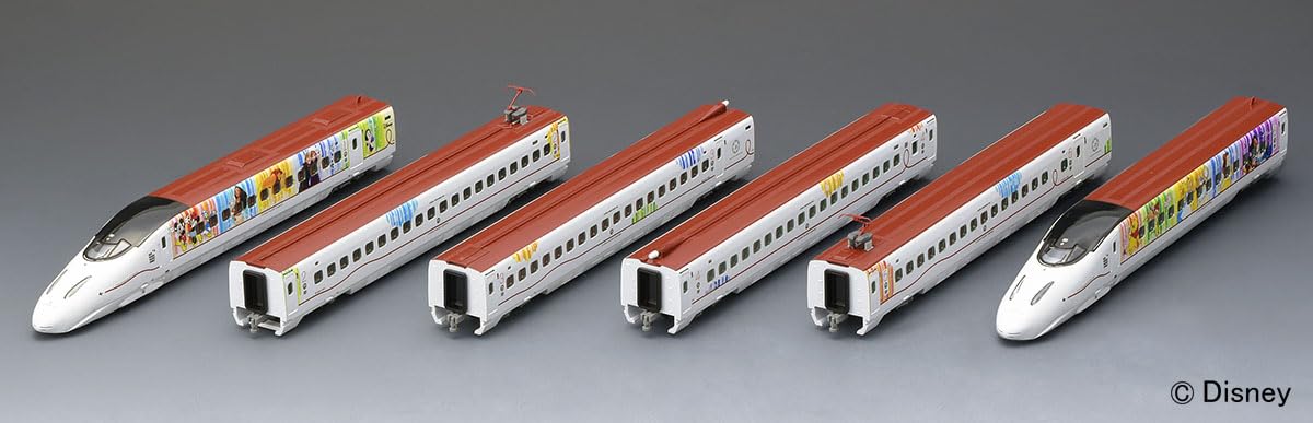 TOMIX Nゲージ 特別企画品 九州新幹線800 1000系 JR九州 WAKU WAKU SMILE 新幹線 セット 97945 鉄道模型 電車 - Image 4