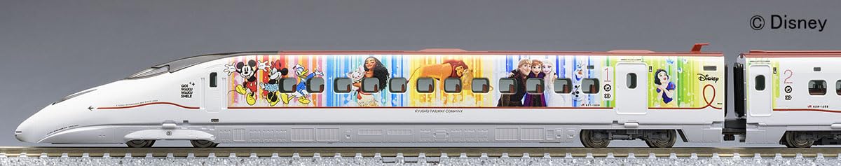 TOMIX Nゲージ 特別企画品 九州新幹線800 1000系 JR九州 WAKU WAKU SMILE 新幹線 セット 97945 鉄道模型 電車 - Image 6
