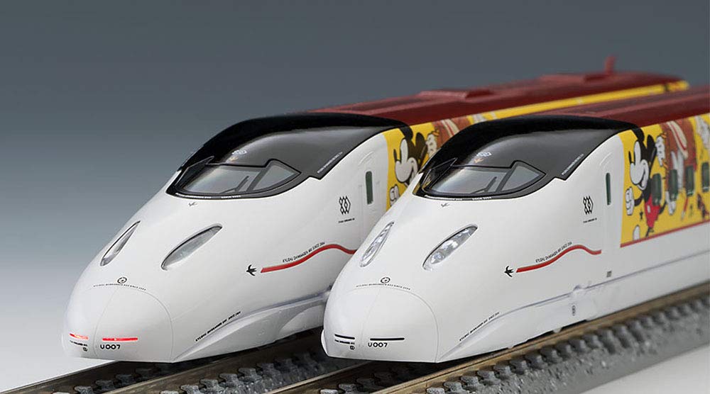 TOMIX Nゲージ 限定品 九州新幹線800 1000系 (JR九州 Waku Waku Trip 新幹線) 6両セット 97914 鉄道模型 電車 - Image 3