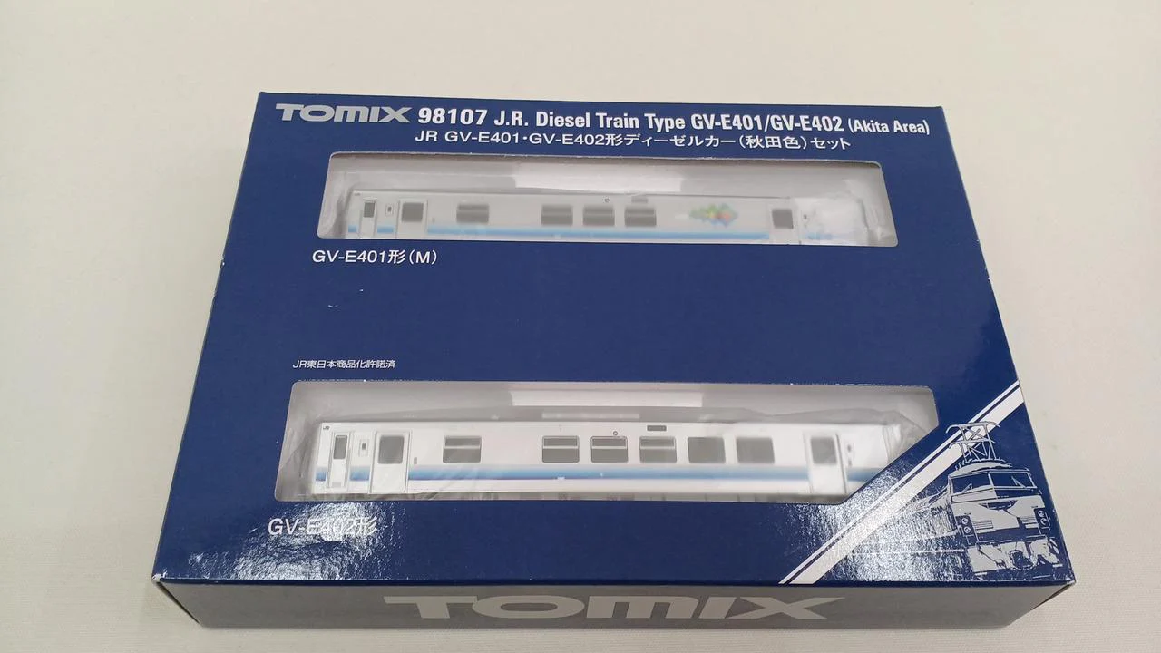 TOMIX N Gauge 98107 JR GV-E401/GV-E402 Diesel Car Akita Color