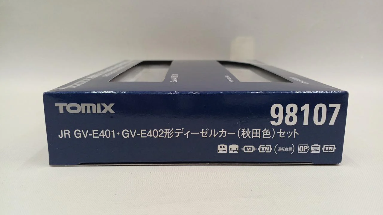 TOMIX N Gauge 98107 JR GV-E401/GV-E402 Diesel Car Akita Color - Image 6