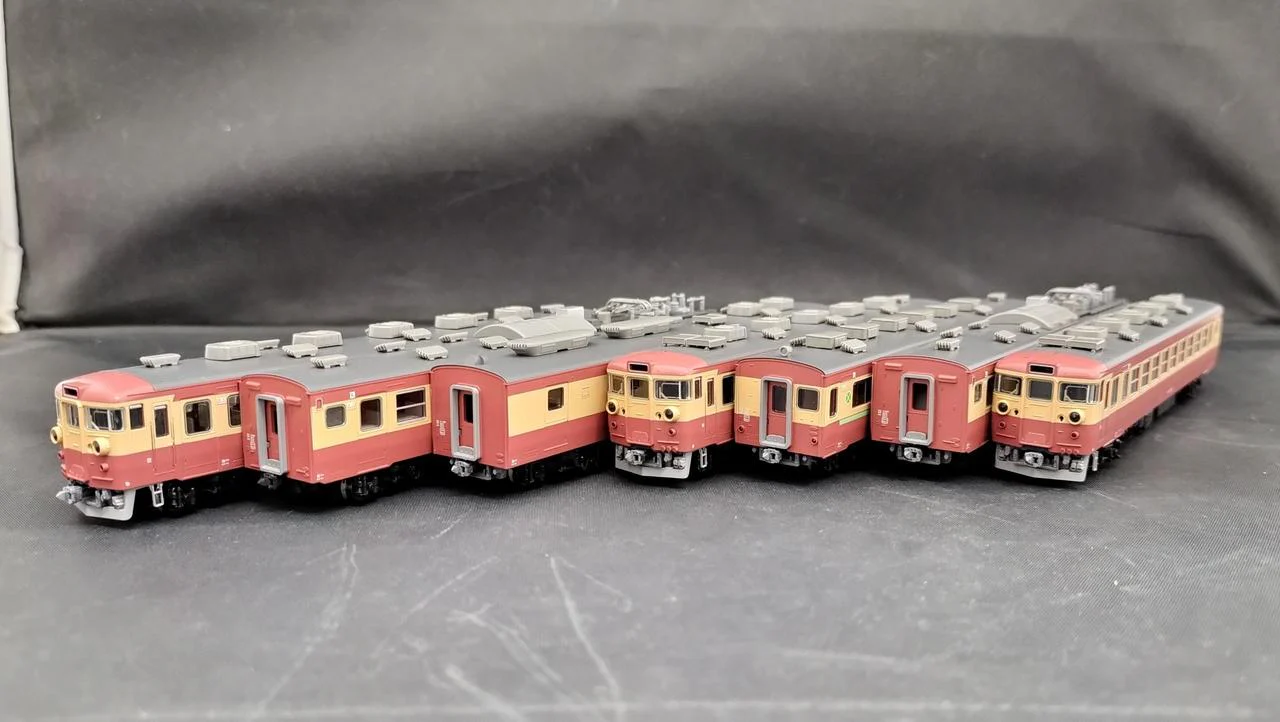 TOMIX N Gauge JNR 455 (475) Series Express Train, Complete 13-Car Set - Image 10