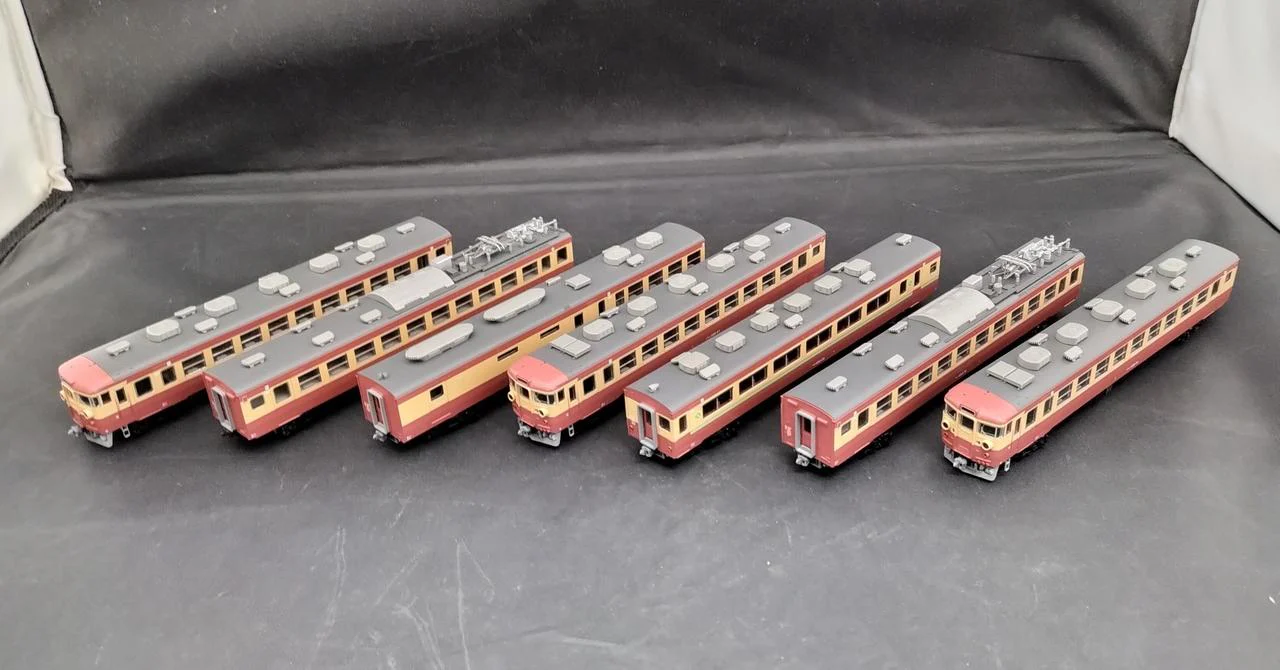 TOMIX N Gauge JNR 455 (475) Series Express Train, Complete 13-Car Set - Image 8