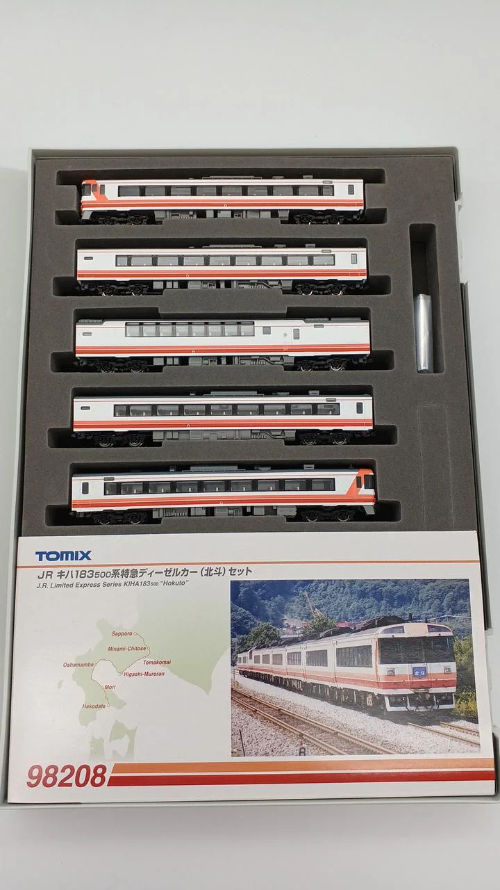 TOMIX N Gauge JR KiHa 183 500 Series Limited Express Diesel Car (Hokuto) 5 cars - Image 8