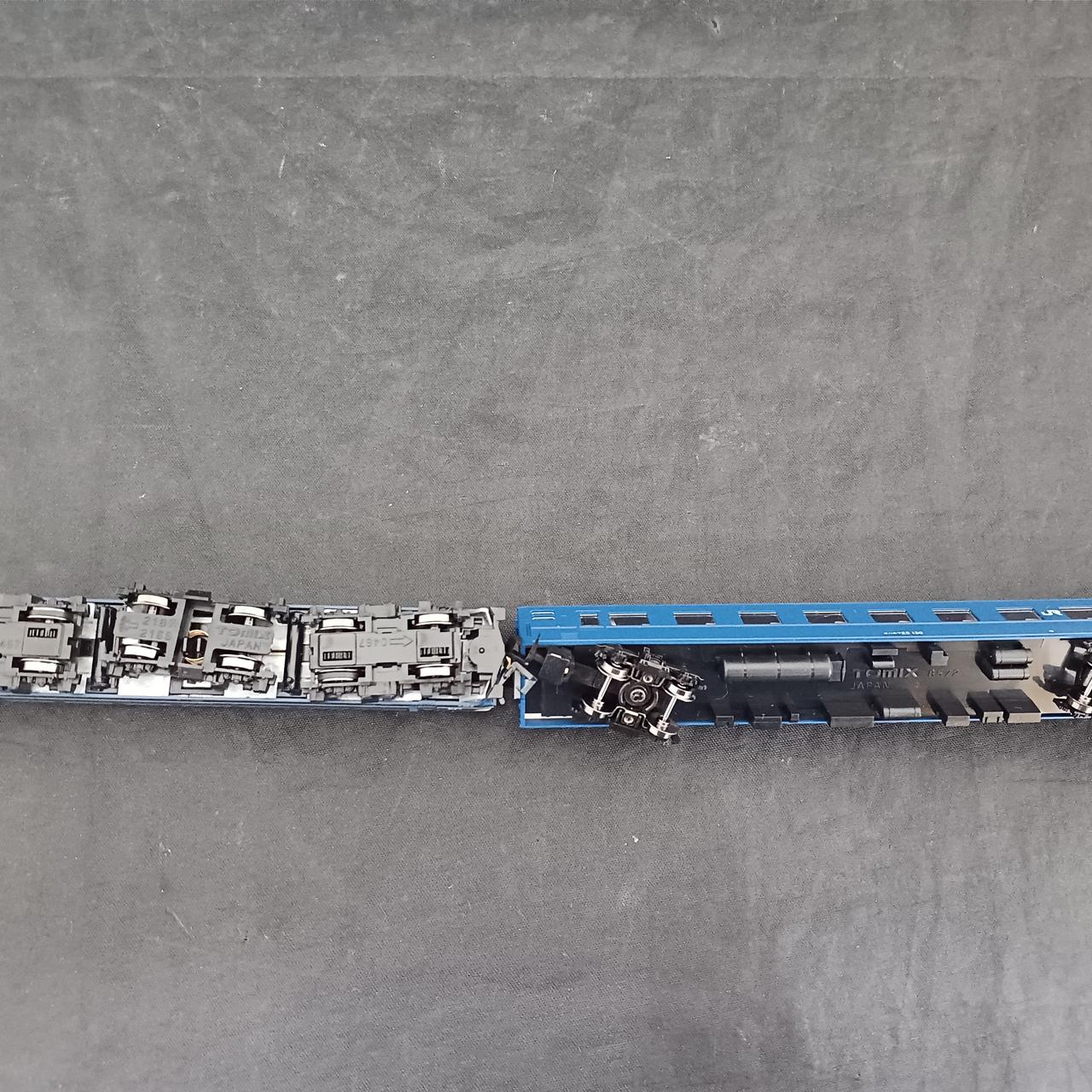 TOMIX N Gauge Model Train Basic Set SD Blue Train 90185 - Image 9