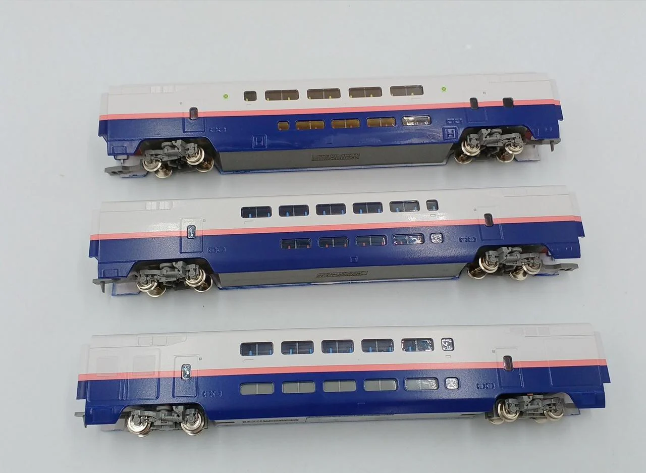 TOMIX N gauge rolling stock Shinkansen 98816 and others JR E1 series Joetsu Shinkansen (Max, new livery) 6 cars - Image 11