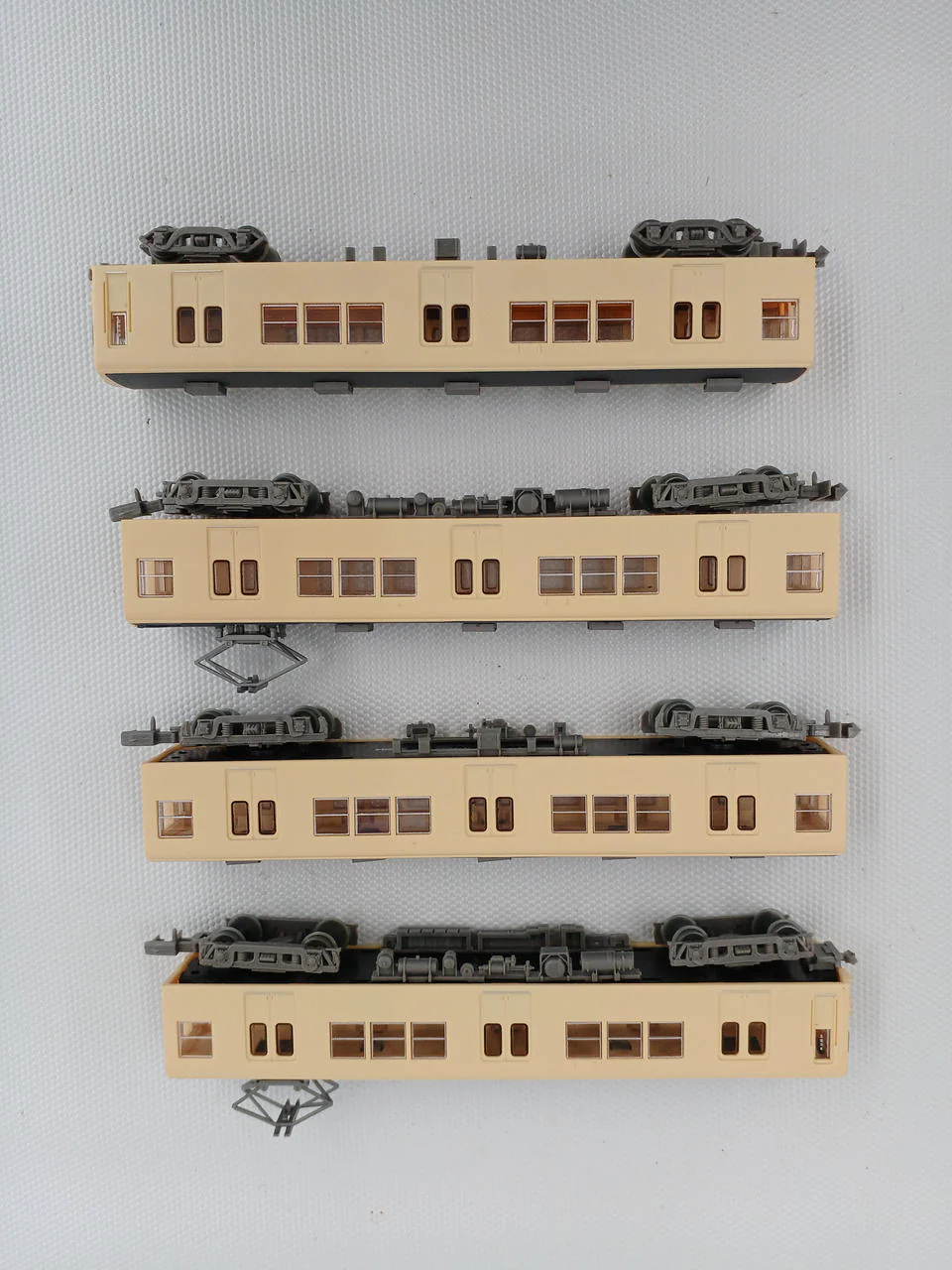 Tomytec 1/150 Tobu Railway 3000 Series (Sage Cream) 4-Car Set - Image 3