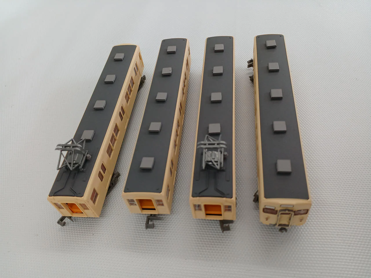 Tomytec 1/150 Tobu Railway 3000 Series (Sage Cream) 4-Car Set - Image 5