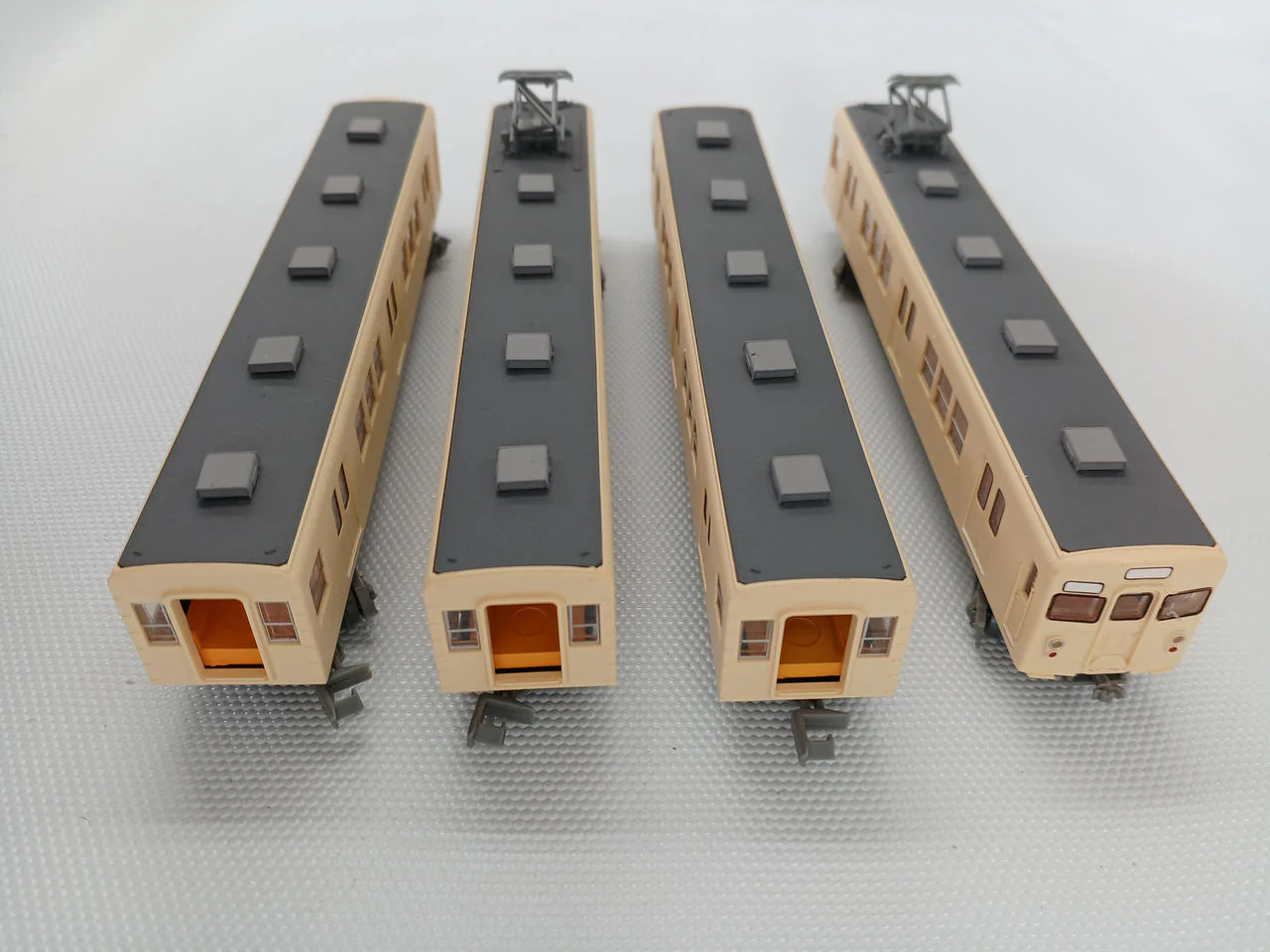 Tomytec 1/150 Tobu Railway 3000 Series (Sage Cream) 4-Car Set - Image 6