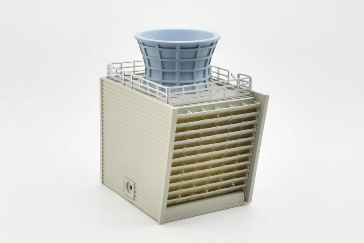 TOMYTEC 323730 Scene Accessory 073-3 Combination B3 Cooling Tower - Image 2