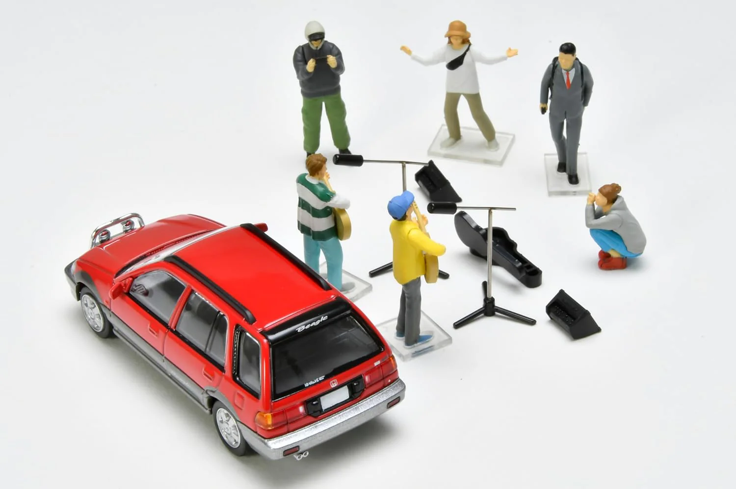 TOMYTEC 325239 1/64 Diocolle 64 #Car Snap 23a Street Live (Honda Civic Shuttle Beagle included) - Image 3