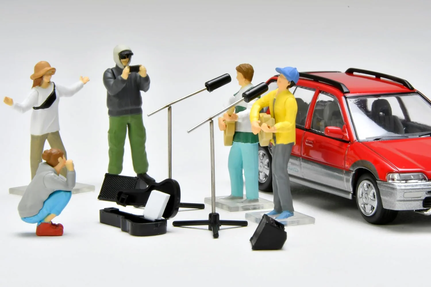 TOMYTEC 325239 1/64 Diocolle 64 #Car Snap 23a Street Live (Honda Civic Shuttle Beagle included) - Image 4