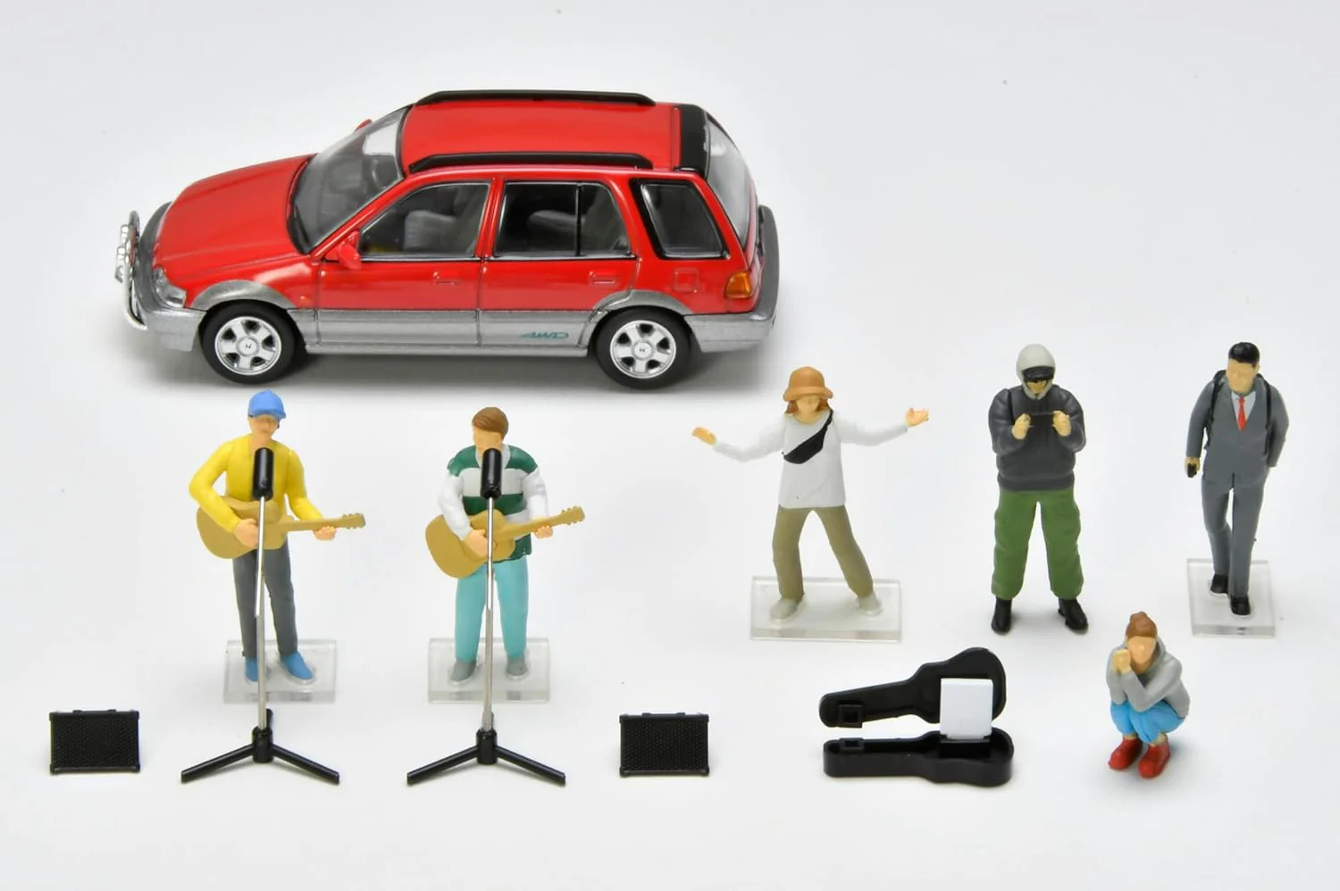 TOMYTEC 325239 1/64 Diocolle 64 #Car Snap 23a Street Live (Honda Civic Shuttle Beagle included) - Image 5