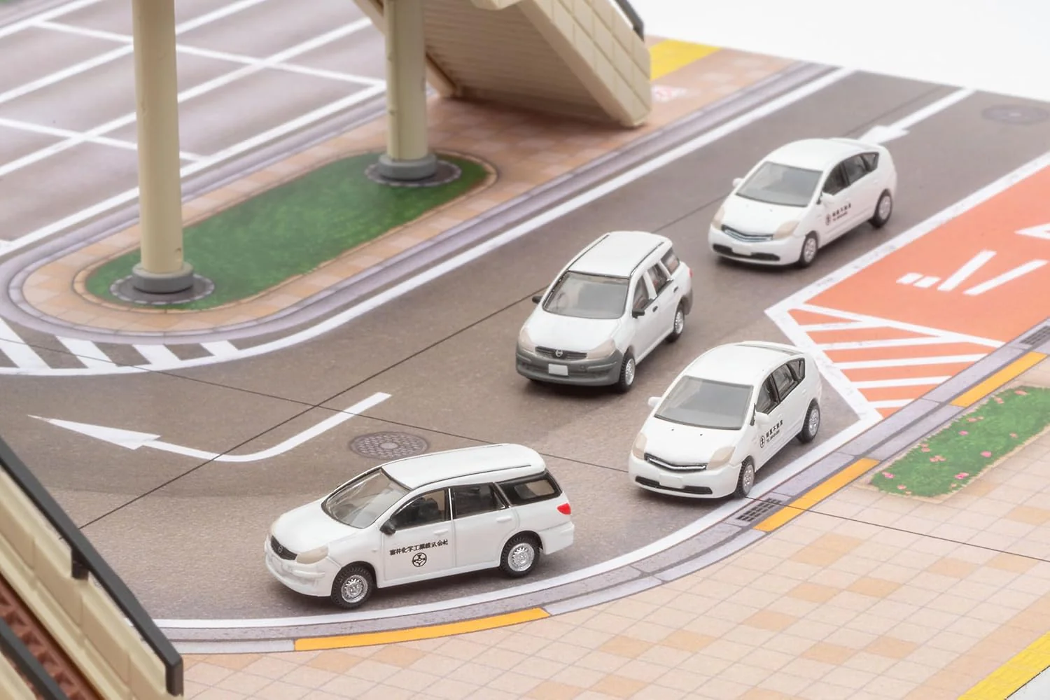 TOMYTEC 328636 The Car Collection Basic Set Selection (Select) Business Car White - Image 2