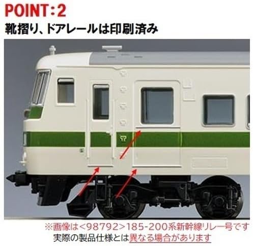 Tomix 98566 (N scale) JR Series 185-0 Limited Express Train (Odoriko/Reinforced Obstacle Deflector) 5 Cars Set A - Image 4
