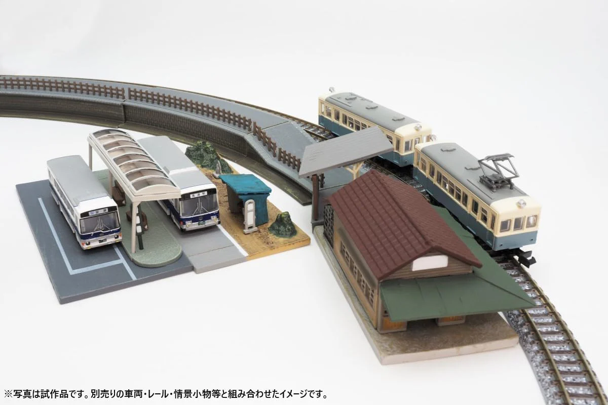 TOMYTEC Building Collection 060-2 Station E2 Curve Platform Inside (Compatible with C280) - Image 6